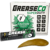 SuperDuty™ Grease Tube 10 Pack | Calcium Sulfonate Grease EP | High Temp | Water Resistant | Amber | NLGI 2 | Grease Gun Cartridge Refill